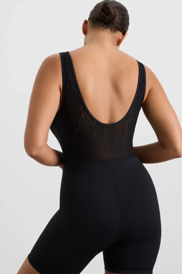 Mesh Back Bike Catsuit 807