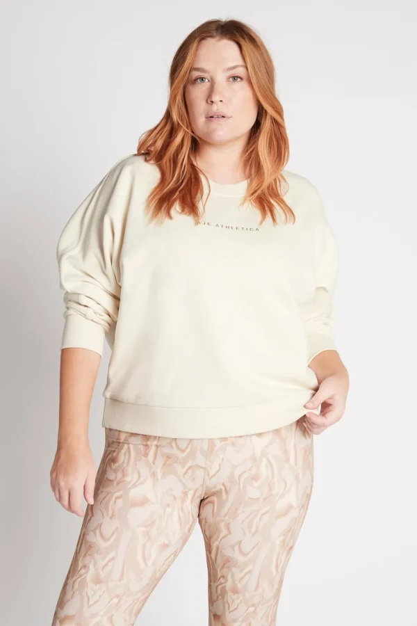 Metallic Signature Logo Crew Jumper 401