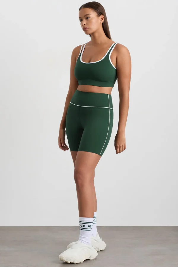 Mid Piped Bike Shorts 607