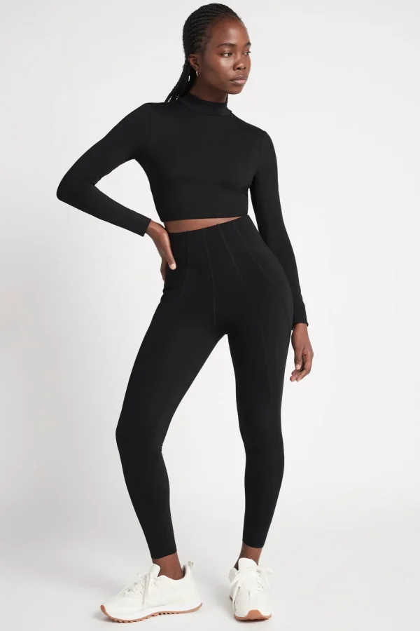 Open Back Long Sleeve Crop Top 315