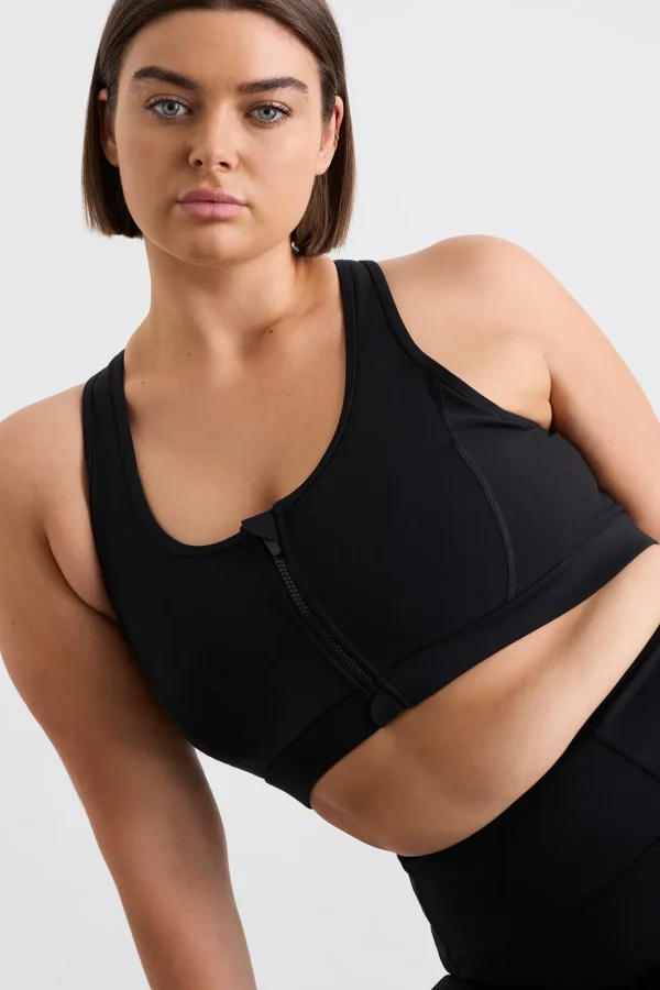 Ottoman Zip Front Bra 329