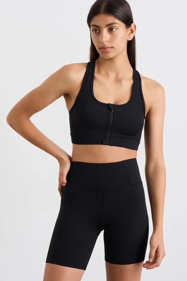 Ottoman Zip Front Bra 329