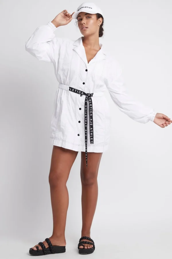 Oversized Belted Mini Dress 803
