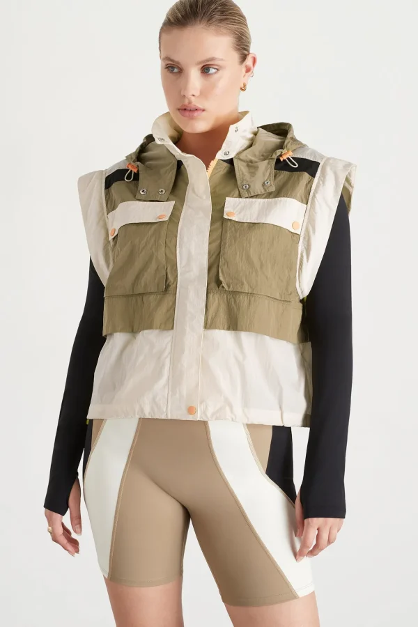 Panelled Hybrid Jacket 748