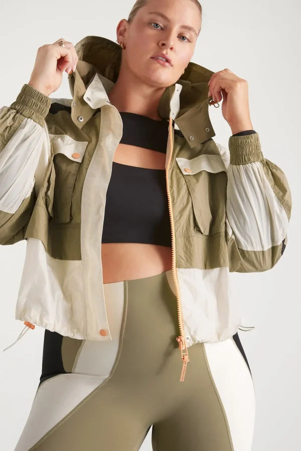 Panelled Hybrid Jacket 748