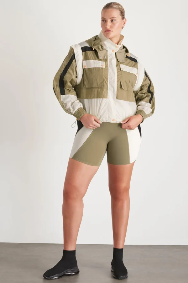 Panelled Hybrid Jacket 748