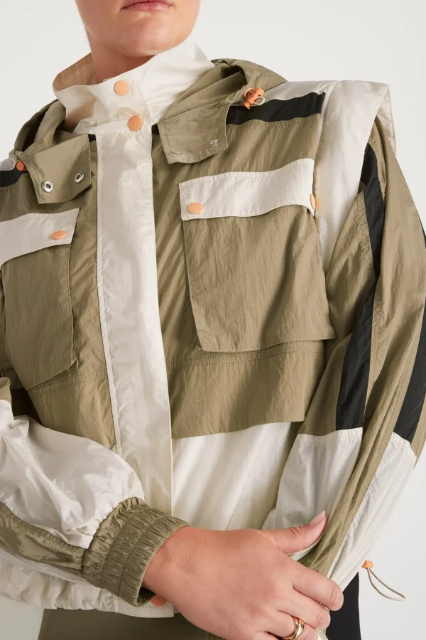 Panelled Hybrid Jacket 748