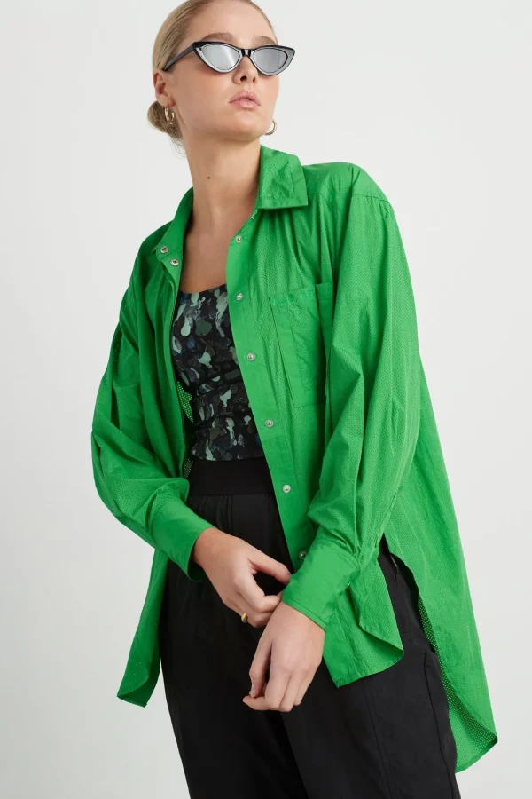 Perforated Long Shirt 406