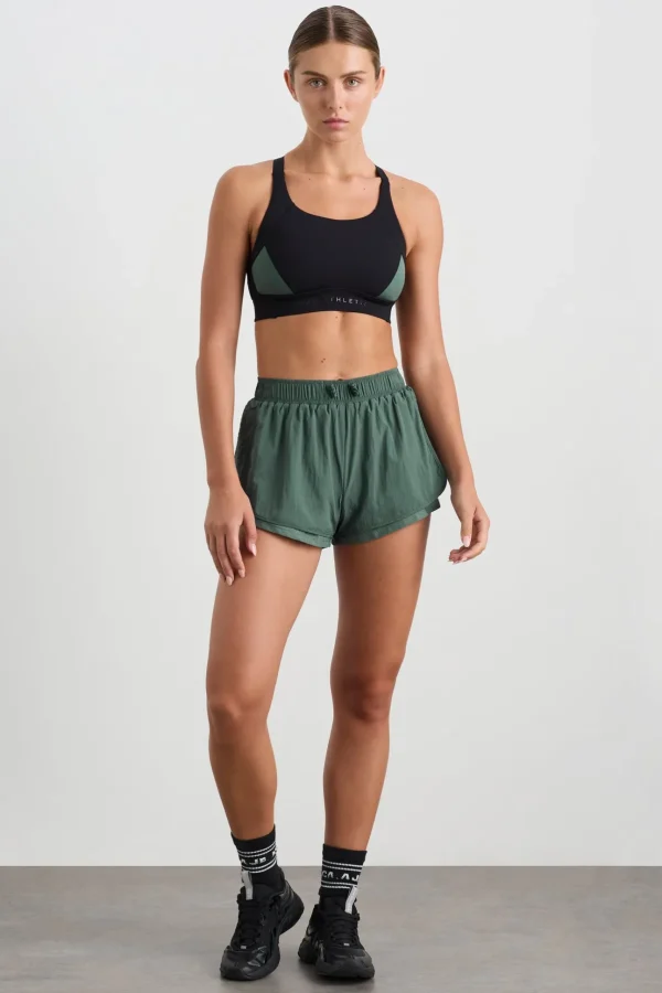 Perforated Spray Shorts 019