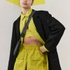 Pleated Spray Mini Short 648