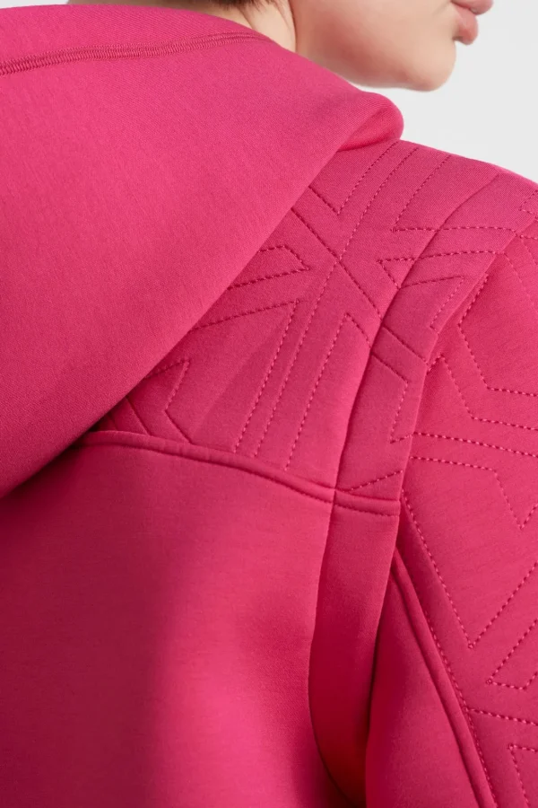 Quilted Logo Scuba Hoodie 418
