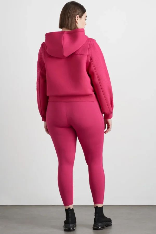 Quilted Logo Scuba Hoodie 418