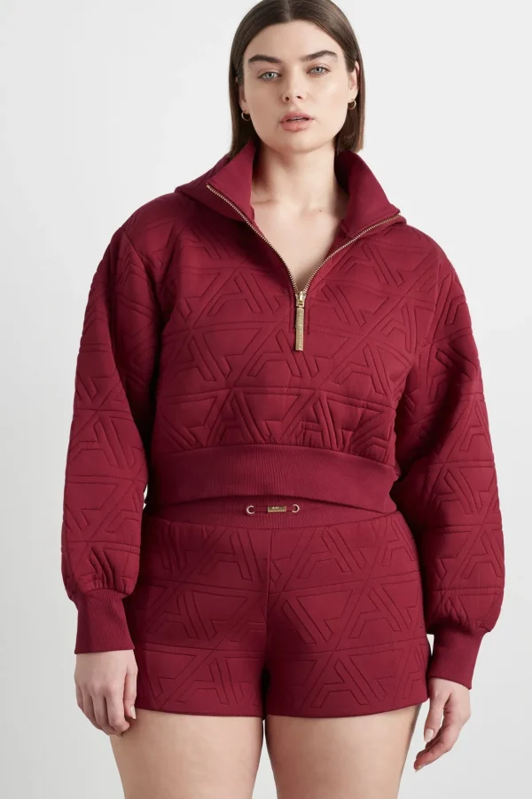 Quilted Scuba Hoodie 729