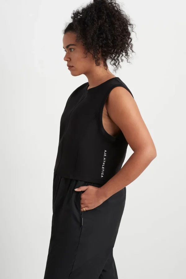 Raw Edge Seams Tank 138