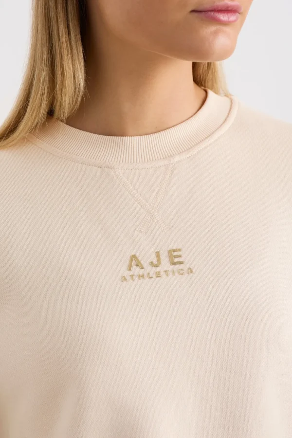 Relaxed Logo Crew Jumper 417