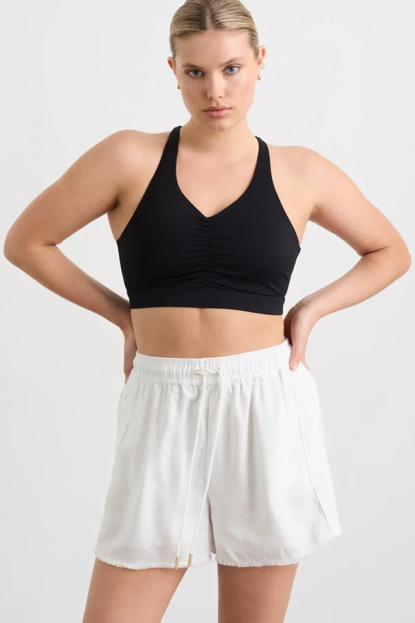 Ruched Crossback Bra 353