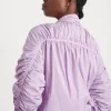 Ruched Hood Spray Jacket 736