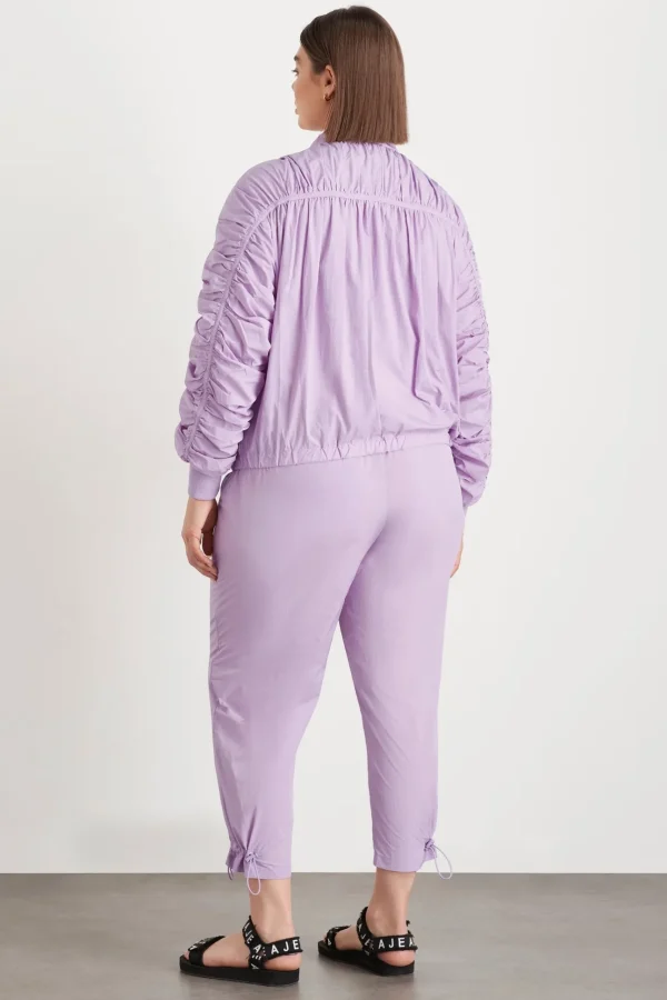 Ruched Hood Spray Jacket 736