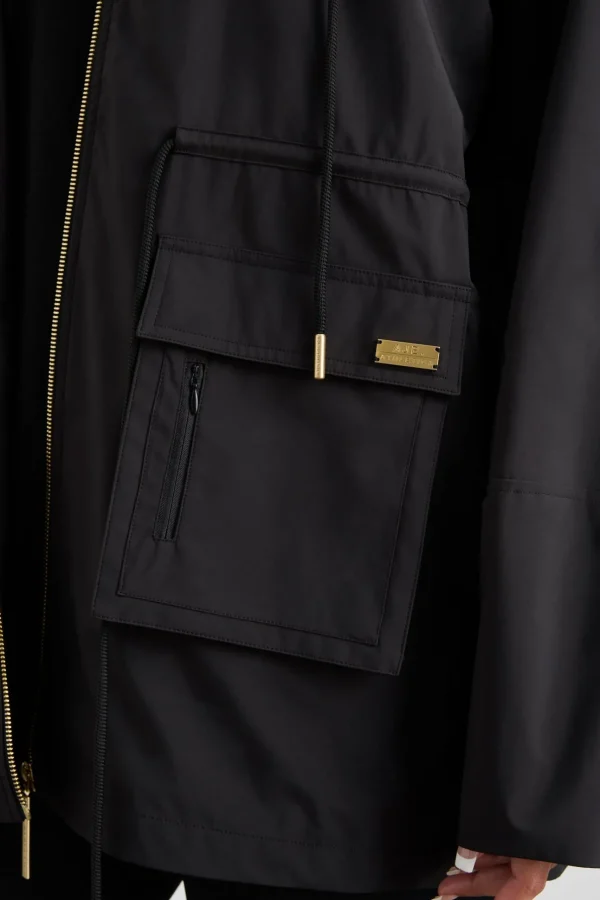 Ruched Longline Parka 767