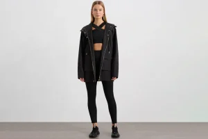 Ruched Longline Parka 767