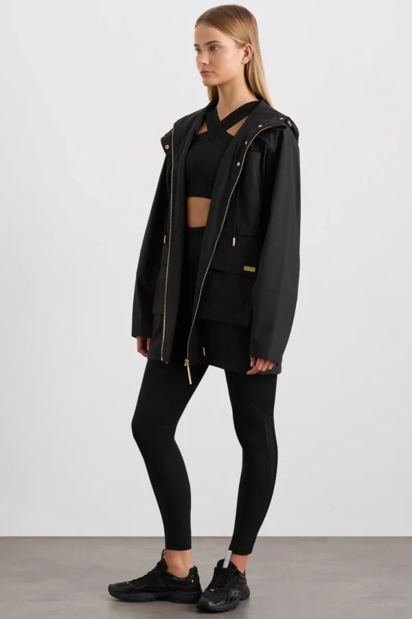 Ruched Longline Parka 767