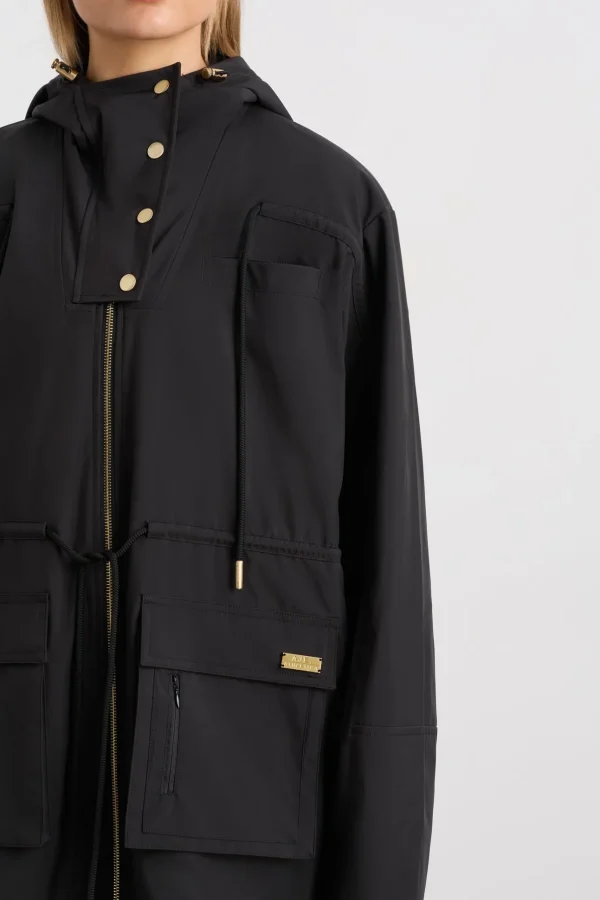 Ruched Longline Parka 767