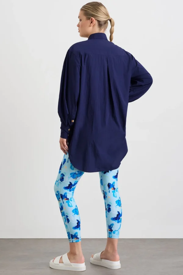 Side Split Windbreaker Shirt 406