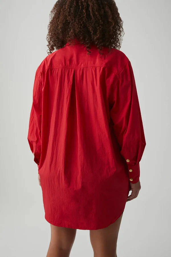 Side Split Windbreaker Shirt 406