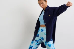 Side Split Windbreaker Shirt 406