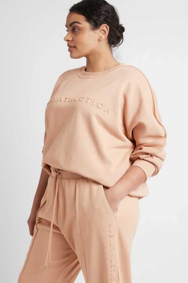 Signature Embossed Logo Crew Jumper 401