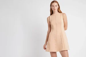 Signature Logo Spacer Knit Mini Dress 802