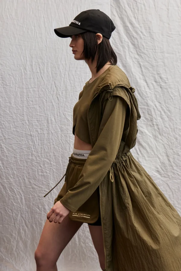 Sleeveless Hooded Trench 783