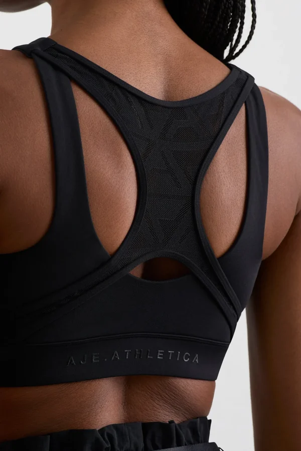 Spiderback Logo Mesh Bra 369