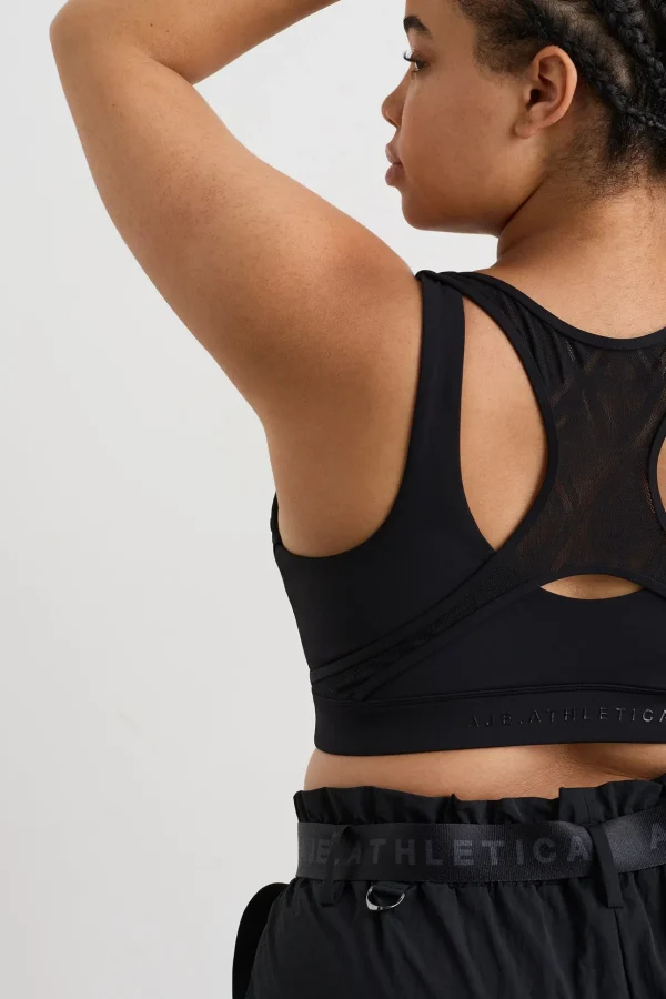 Spiderback Logo Mesh Bra 369