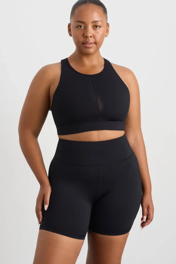 Spliced Mesh Sports Bra 370
