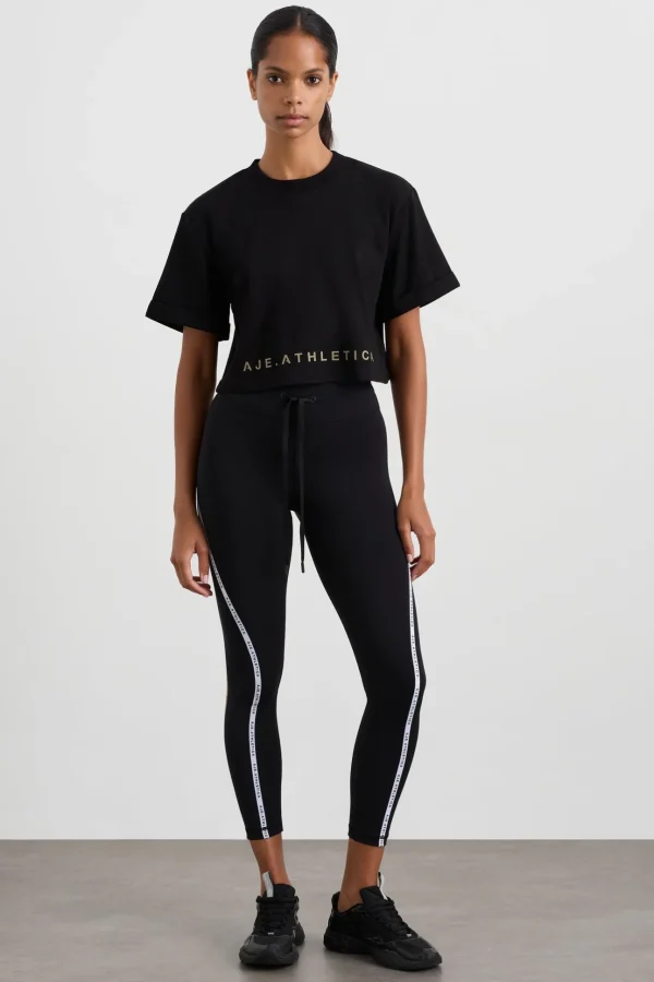 Split Back Crop Tee 114