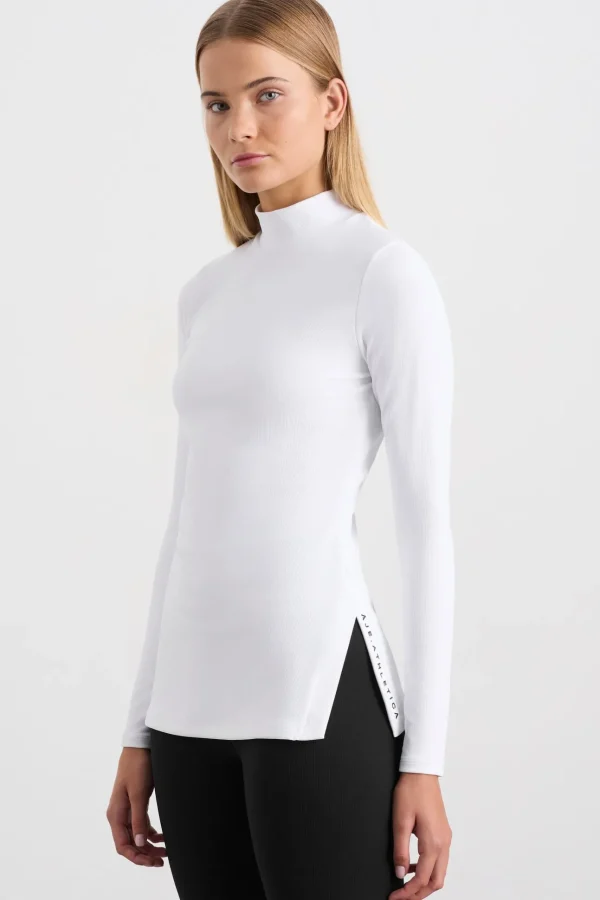 Split Hem Mock Top 434