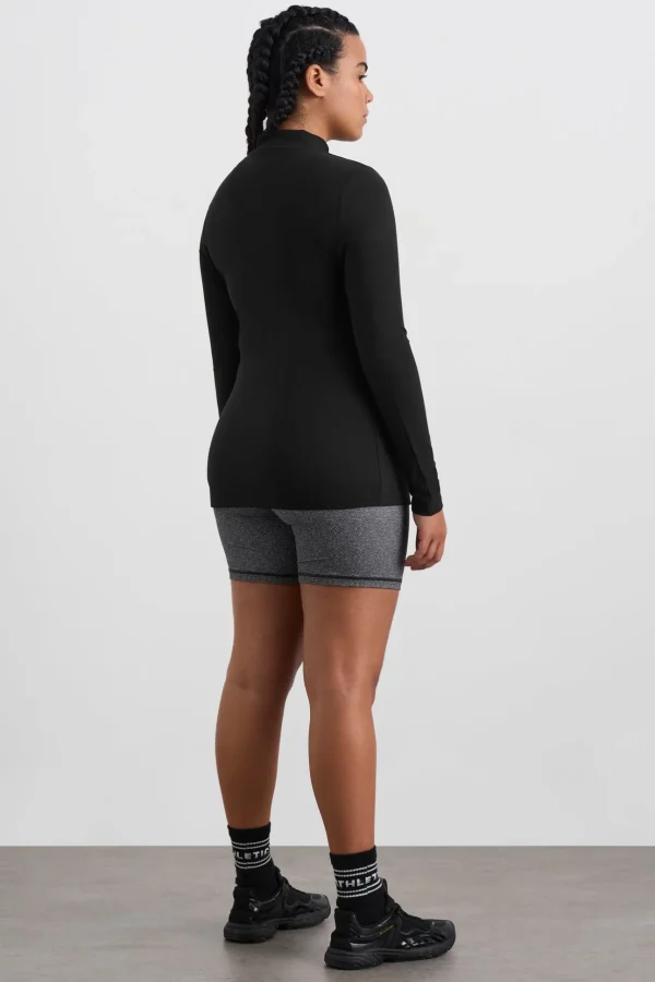 Split Hem Mock Top 434