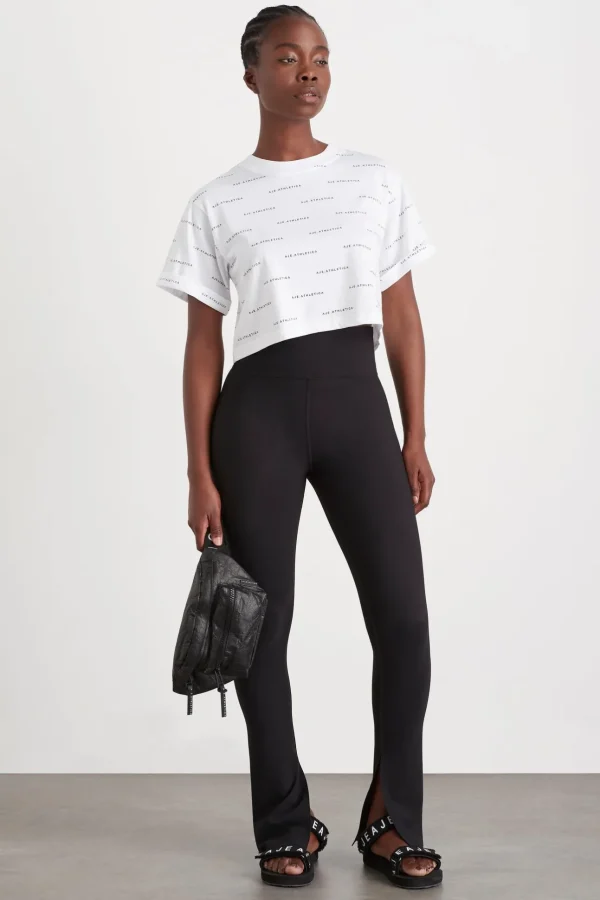 Spotty Logo Crop T-Shirt 105