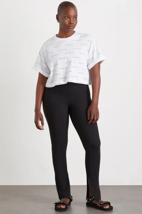 Spotty Logo Crop T-Shirt 105
