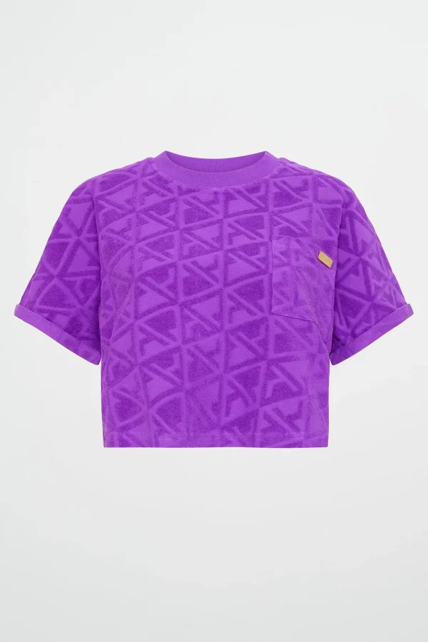 Terry Cropped Tee 416