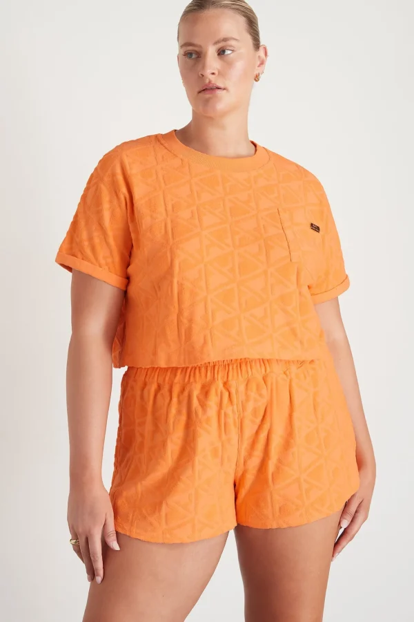 Terry Cropped Tee 416