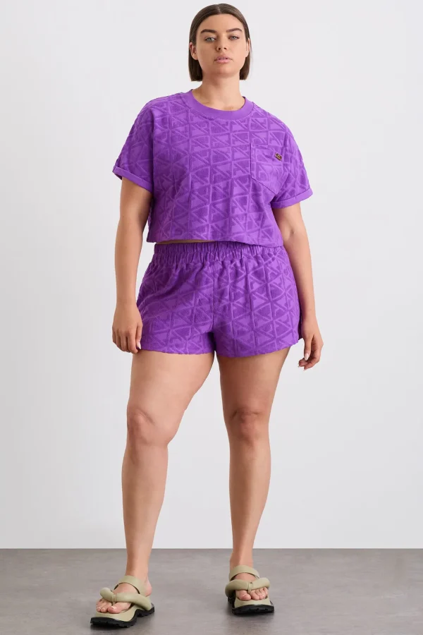 Terry Cropped Tee 416