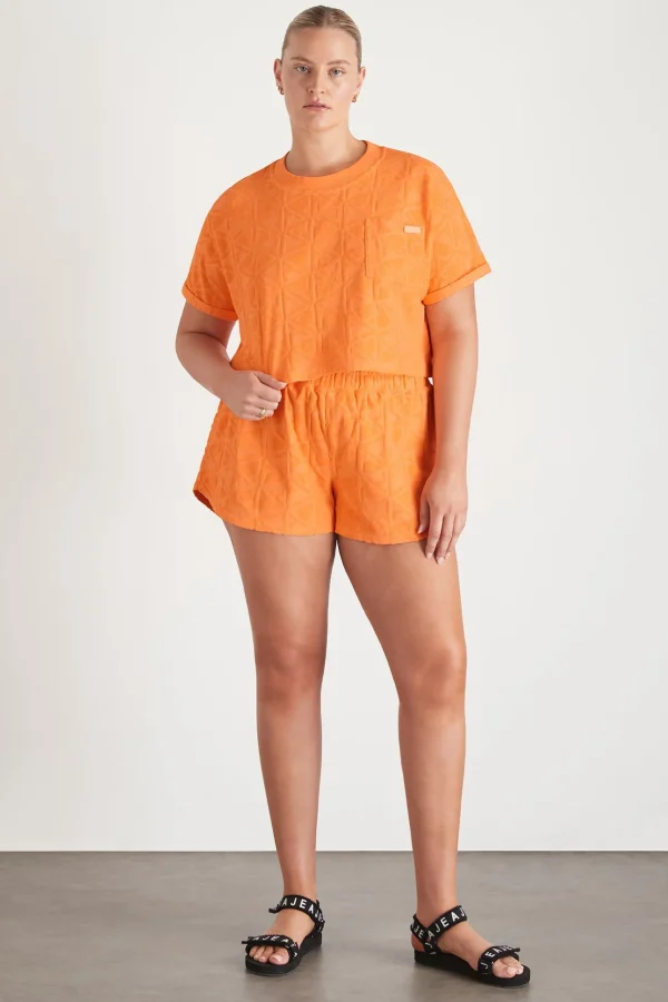 Terry Cropped Tee 416