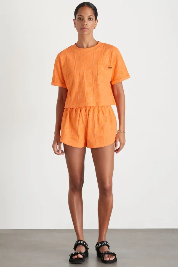 Terry Cropped Tee 416