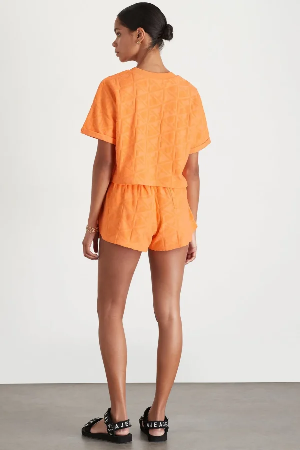 Terry Cropped Tee 416