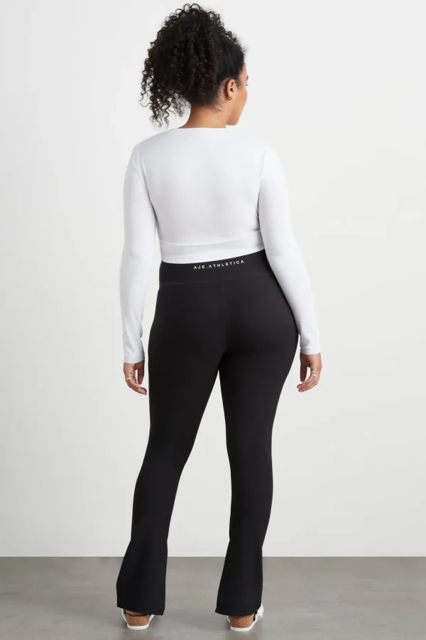 Twist Front Long Sleeve Crop Top 328