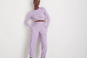 Twist Front Long Sleeve Crop Top 328
