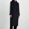 Wool Blend Long Line Coat 773