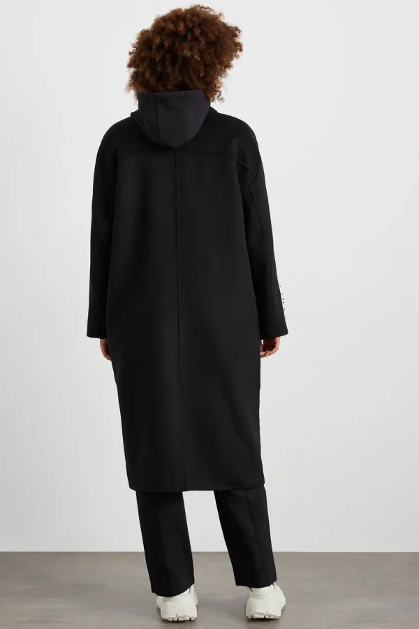 Wool Blend Long Line Coat 773